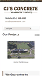 Mobile Screenshot of cjsconcretellc.com